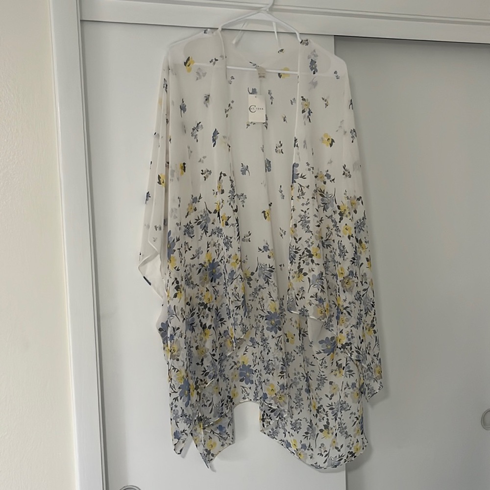 Sheer Kimono Cover Up